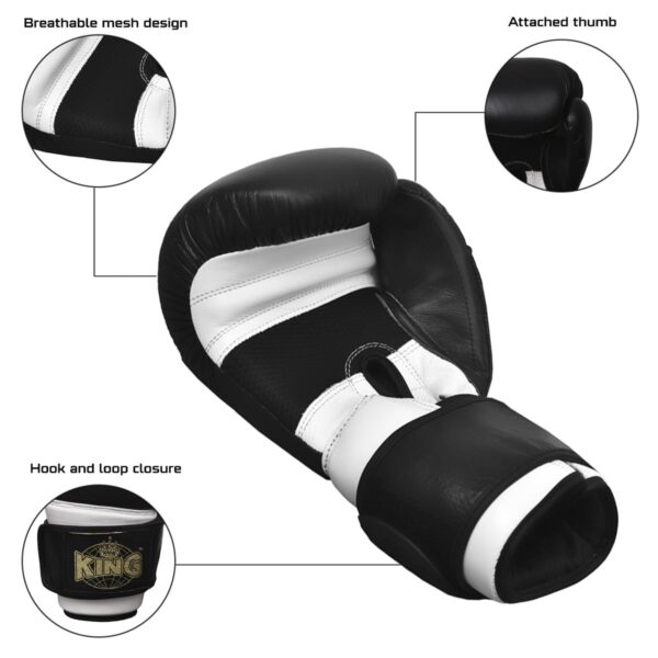 King 16oz Leather Boxing Gloves