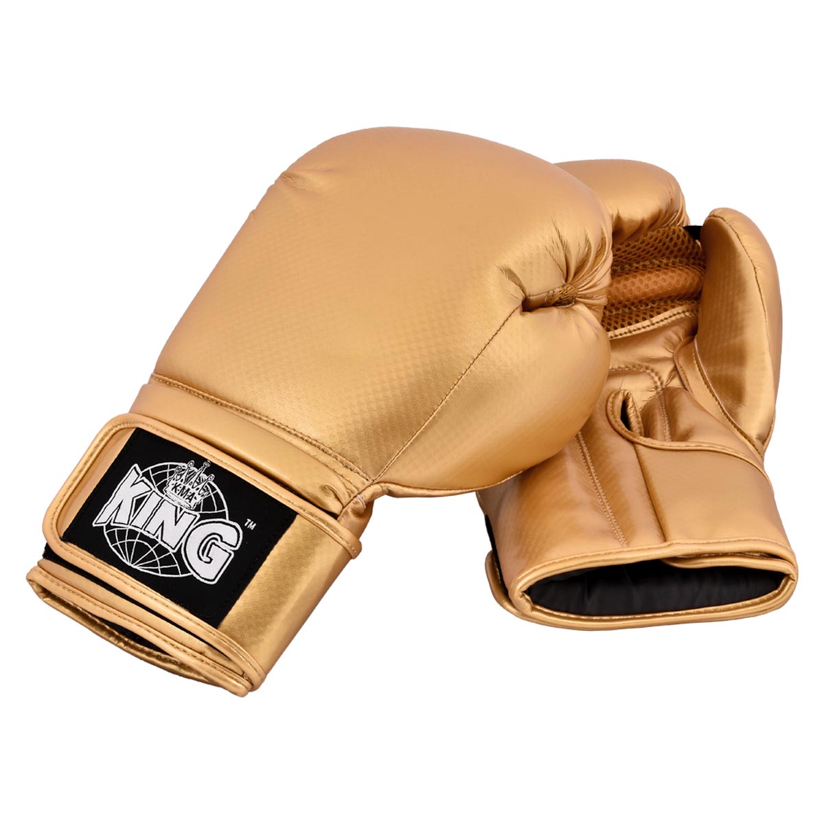 King Carbon Strike 16oz Gloves Gold