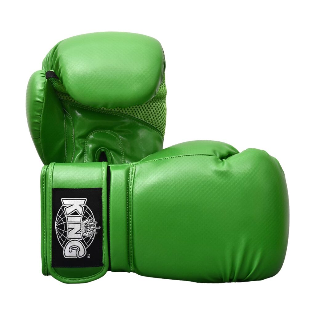 King Carbon Strike 16oz Gloves Green Boxing Gloves Martial Art