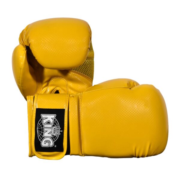 Yellow Carbon Strike Gloves 16oz Gloves