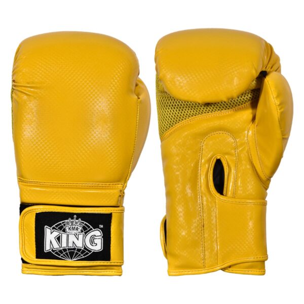 Yellow Carbon Strike Gloves 16oz Gloves