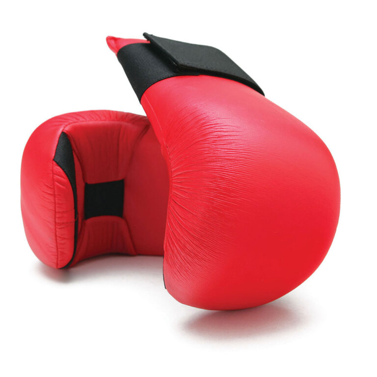 King Red Karate Sparring Mitts Boxing Gloves Martial Art Supplies