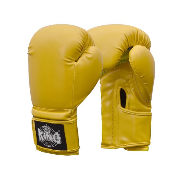 Yellow Carbon Strike Gloves 16oz Gloves
