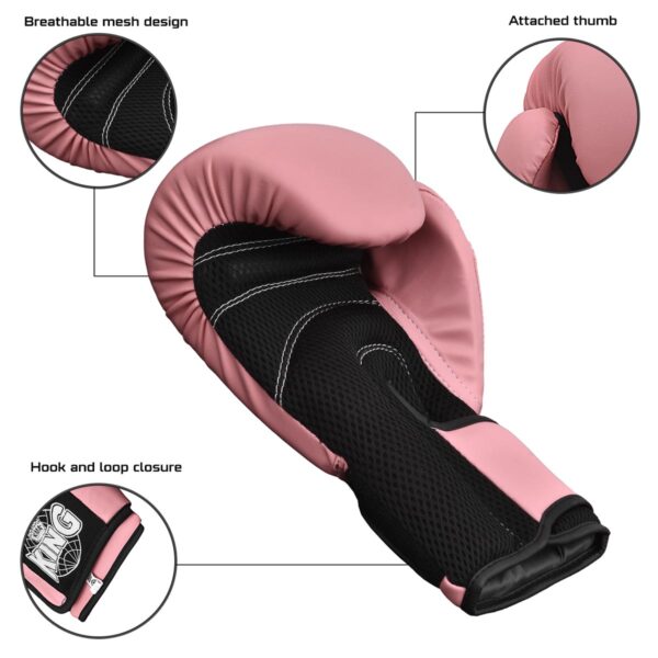 Pink Vinyl 12oz Gloves