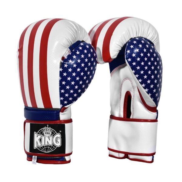 USA Flag Carbon Strike Boxing Gloves - Image 3