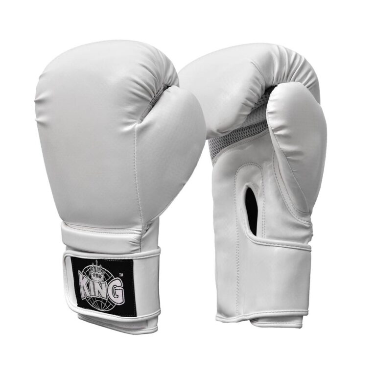 Martial Arts Supplies Carbon Strike Boxing Gloves 16 oz White